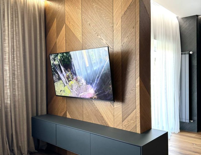 Veneered with artistic selection of veneer. Exclusive MDF wall panels of any complexity